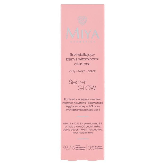 MIYA Secret Glow Krem rozświetlający z wiataminami all-in-one 30 ml