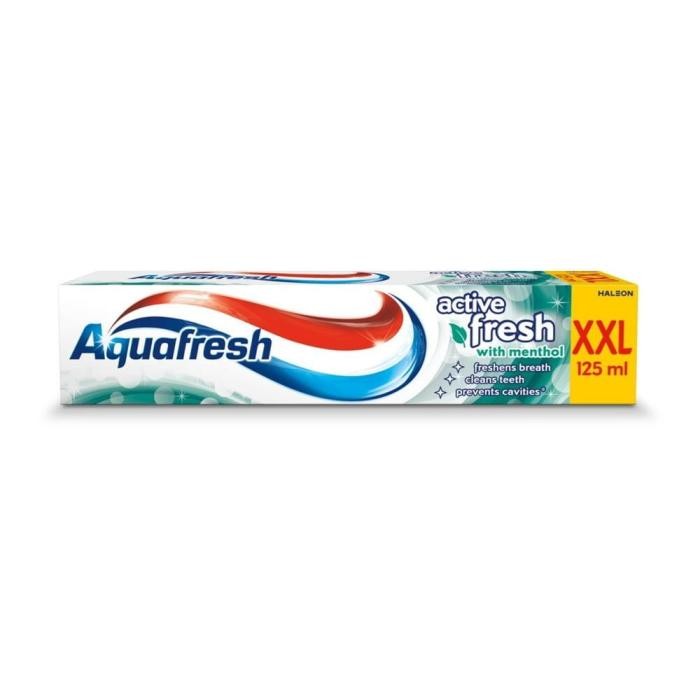 AQUAFRESH Active Fresh Pasta do zębów z mentolem 125 ml (XXL)