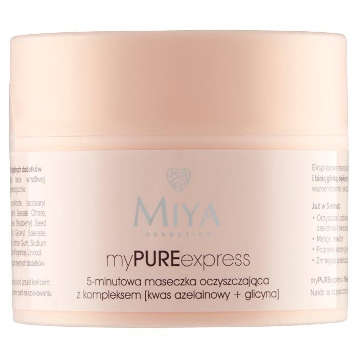 MIYA myPUREexpress Maseczka oczyszczająca 5-minutowa 50g