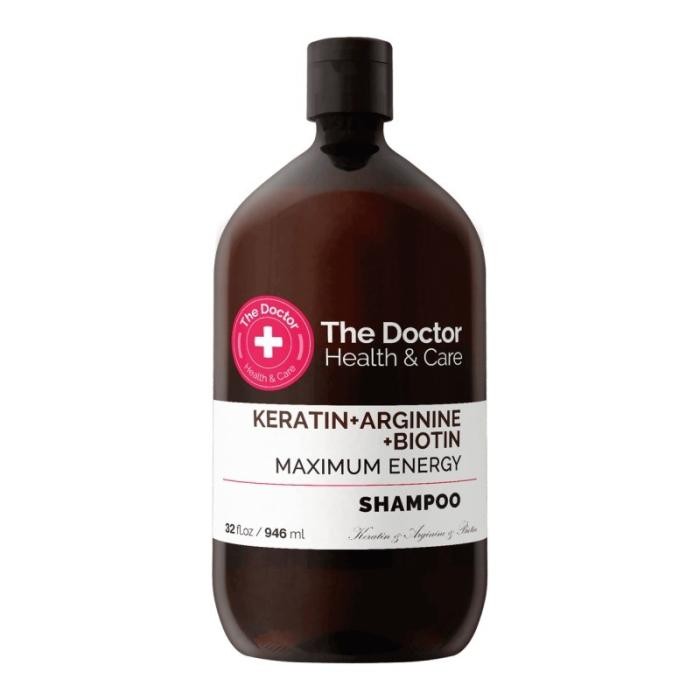 THE DOCTOR Health &amp; Care Szampon wzmacniający do włosów Keratyna + Arginina + Biotyna 946 ml