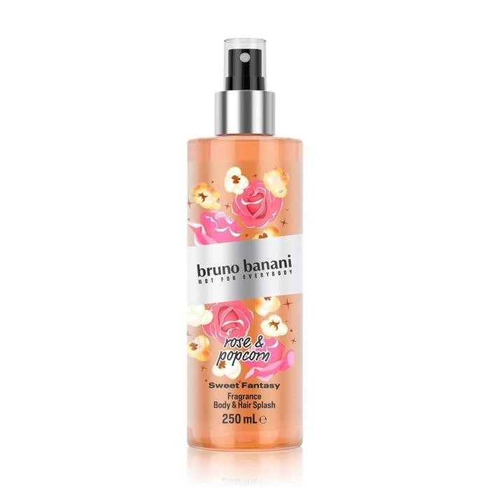 BRUNO BANANI Body Mist Candy Fantasy Mgiełka do ciała Popcorn &amp; Rose 250 ml