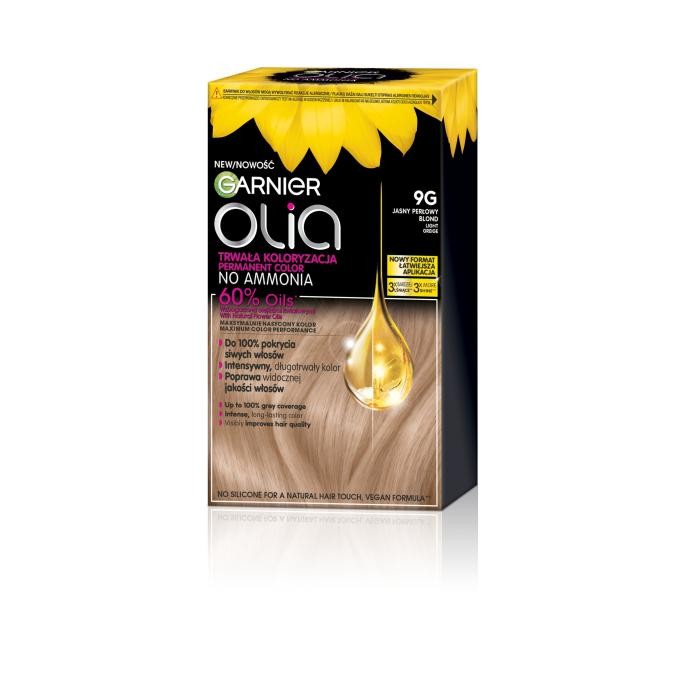 GARNIER Olia Farba do włosów nr 9G Light Greige - Jasny perłowy blond