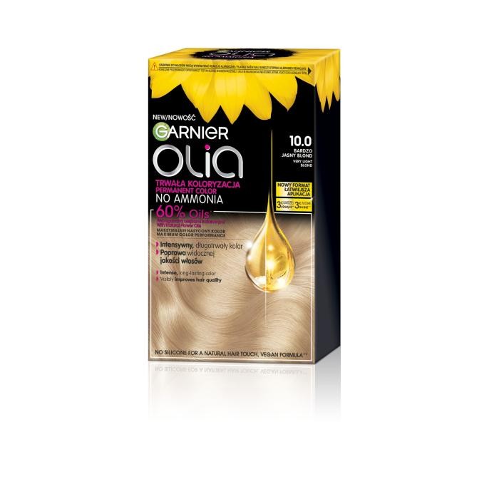 GARNIER Olia Farba do włosów nr 10.0 Very Light Blond - Bardzo jasny blond