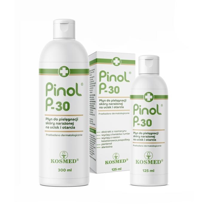KOSMED Pinol P-30 Płyn do pielęgnacji skóry narażonej na ucisk i otarcia 125ml