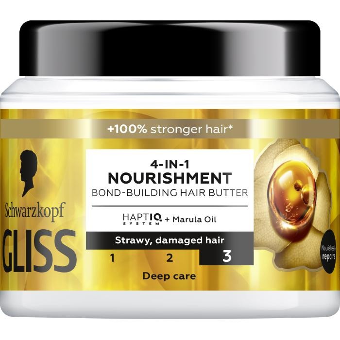 SCHWARZKOPF Gliss TRT Oli Nutritive Odżywcze masło do włosów 4w1 400 ml