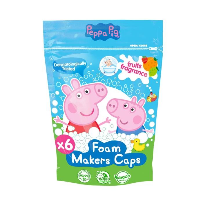 KIDS Świnka Peppa Pianotwory doypack - truskawka, limonka, pomelo 6 x 16 g