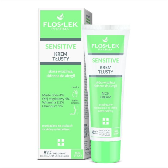 FLOSLEK Sensitive Krem tłusty do skóry wrażliwej 50 ml
