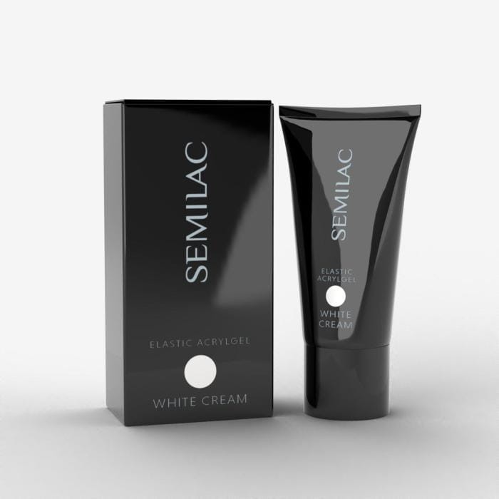 SEMILAC Akrylożel Elastic Acrylgel White Cream 30 g