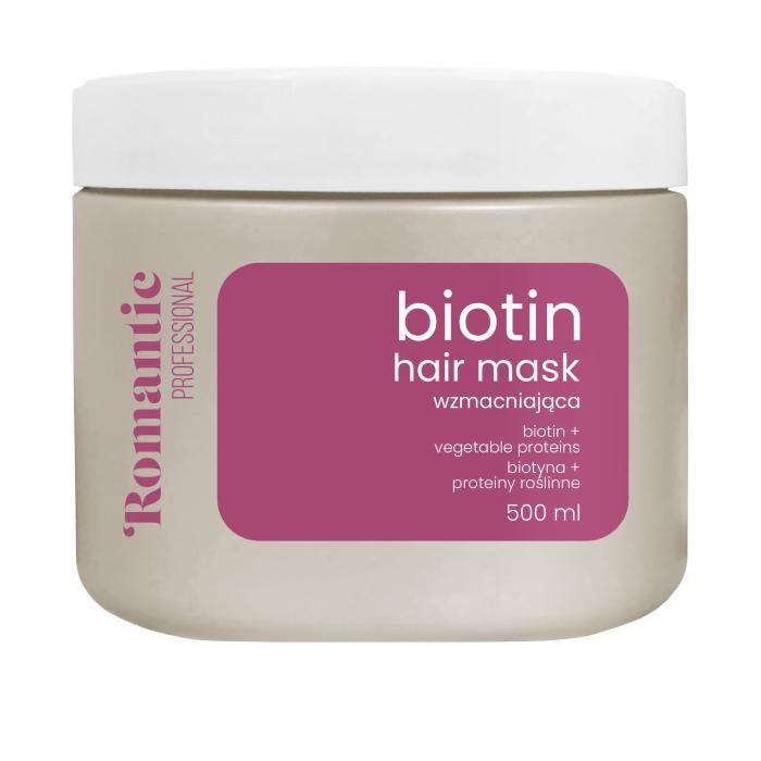 ROMANTIC Maska do włosów Biotin 500 ml
