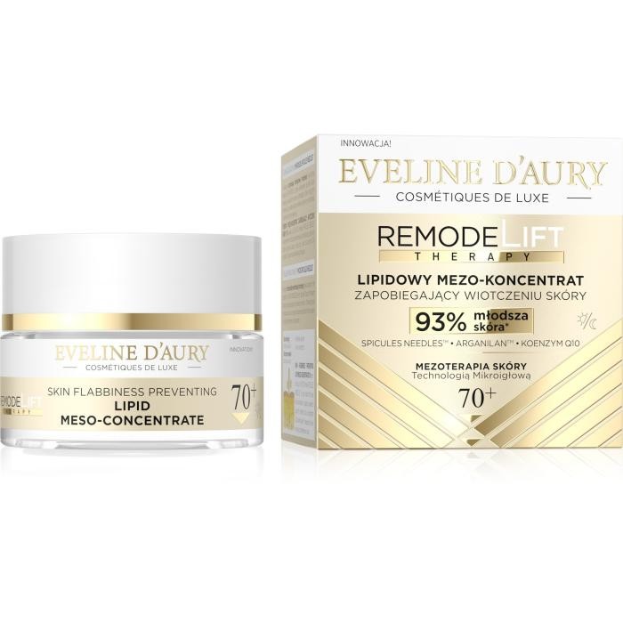 EVELINE D`AURY  Remodelift Therapy Lipidowy Mezo-Koncentrat zapobiegający wiotczeniu skóry 70+ na dzień i noc 50 ml
