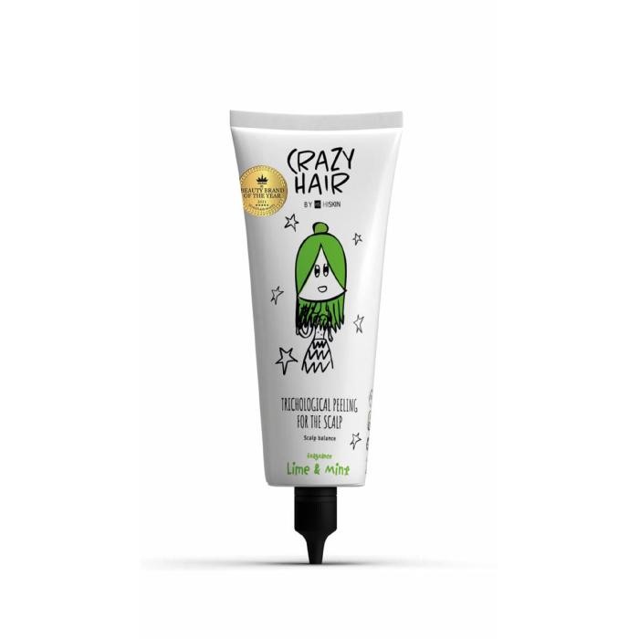 HISKIN Crazy Hair Peeling trychologiczny do skóry głowy - Lime &amp; Mint (limonka i mięta) 100 ml
