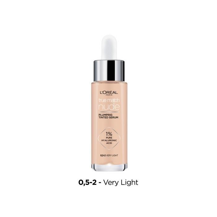LOREAL True Match Nude Serum w podkładzie wyrównujące koloryt 0.5-2 Very Light 30 ml