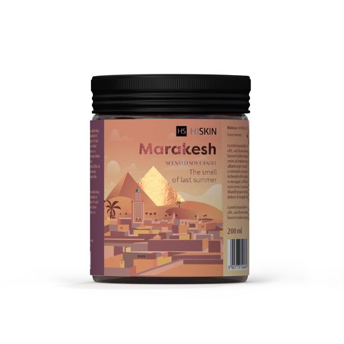 HISKIN Home Marakesh Świeca sojowa 200 ml