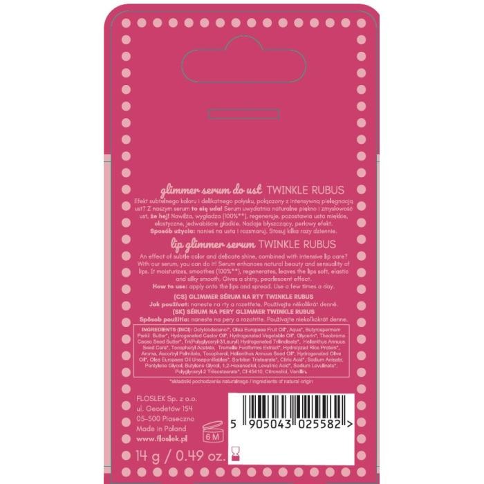 FLOSLEK Glimmer Serum do ust Twinkle Rubus 14 g