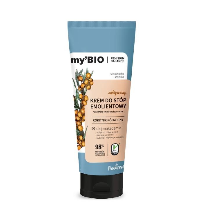 FARMONA my`Bio Odżywczy krem emolientowy do stóp Rokitnik Północny 100 ml