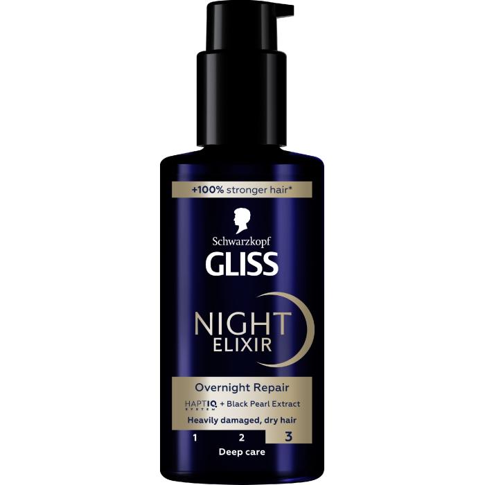 SCHWARZKOPF Gliss Overnight Repair Serum do włosów zniszczonych 100 ml