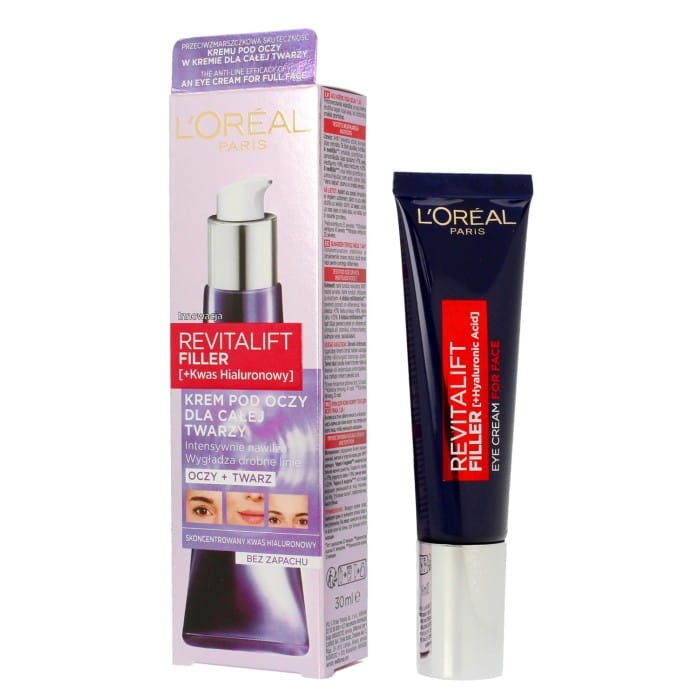 LOREAL Revitalift Filler Krem pod oczy i dla całej twarzy 30 ml