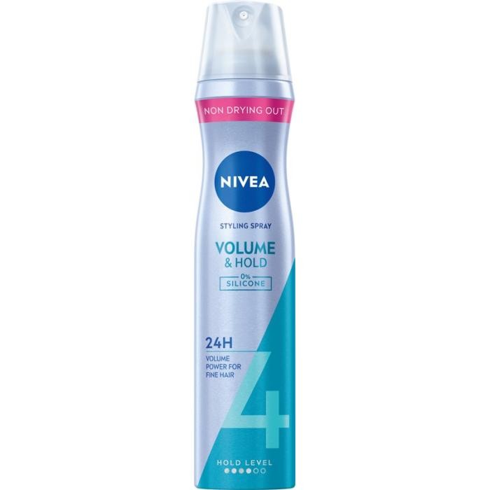 NIVEA Styling Volume &amp; Hold 4 Lakier do włosów nadający objętość 250 ml