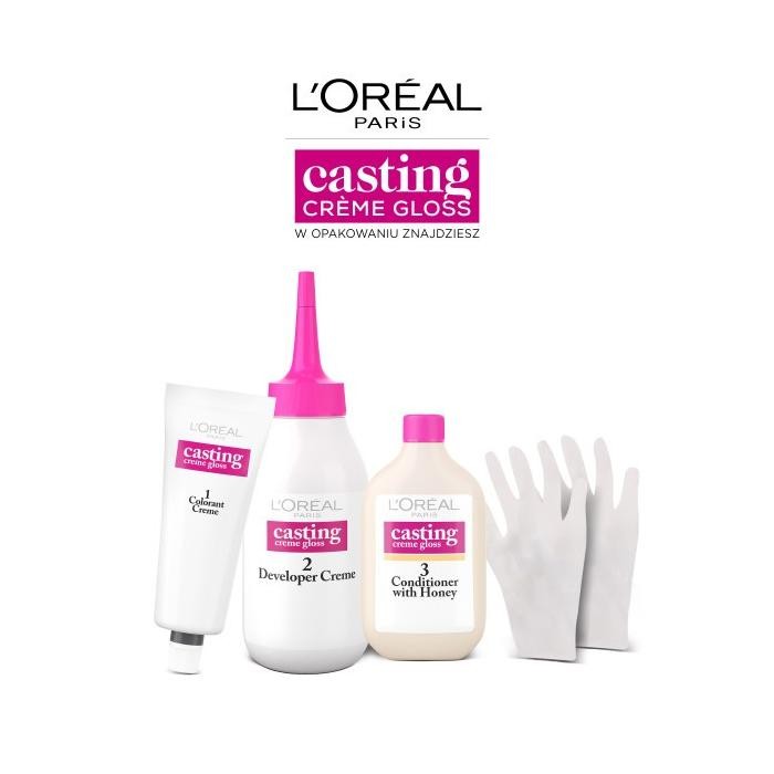 LOREAL Casting Creme Gloss Krem koloryzujący nr 1021  Perłowy Jasny Blond