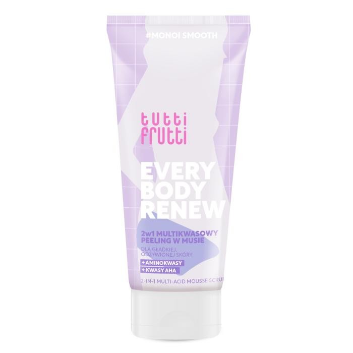 TUTTI FRUTTI Everybody Renew 2w1 Multikwasowy peeling w musie 200 ml