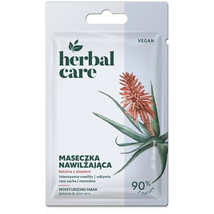HERBAL CARE Vegan Nawilżająca Maseczka na twarz - Betaina z Aloesem 7 g