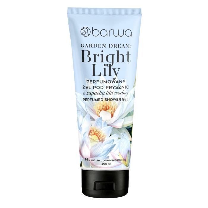 BARWA Garden Dream Bright Lily Perfumowany żel pod prysznic - Lilia wodna 200 ml