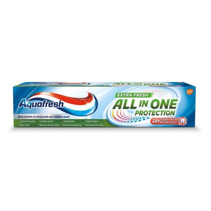 GSK AQUAFRESH Pasta IN ONE PROTECT WHITE 100 ML