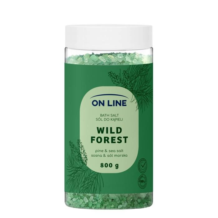 ON LINE Sól do kąpieli Wild Forest 800 g