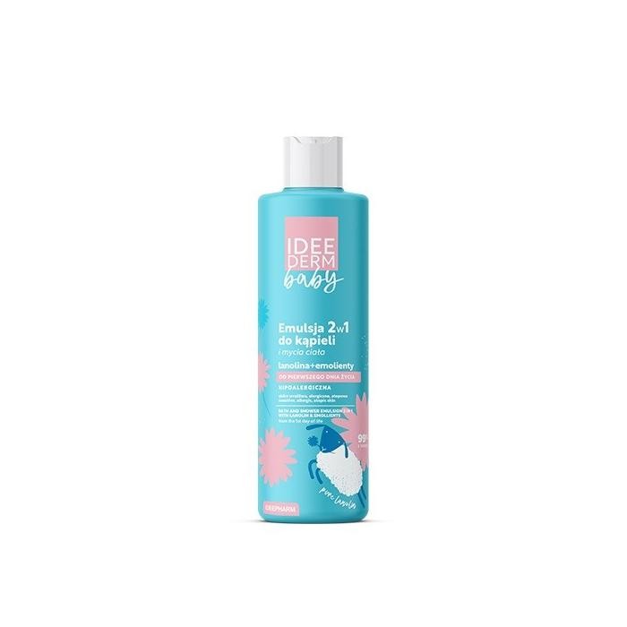 IDEE DERM Baby Emulsja 2w1 do kąpieli i mycia ciała 400 ml