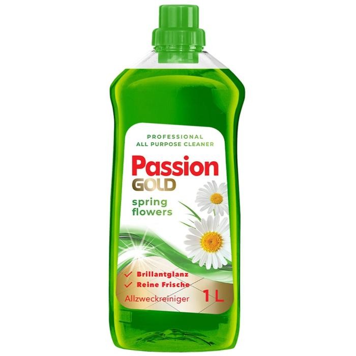 PASSION GOLD Uniwersalny płyn do mycia podłóg Wiosenne kwiaty 1 L