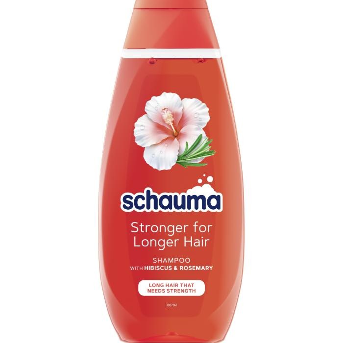 SCHAUMA Stronger for Longer Hair Szampon do włosów długich i osłabionych - Hibiscus &amp; Rosemary 400 ml