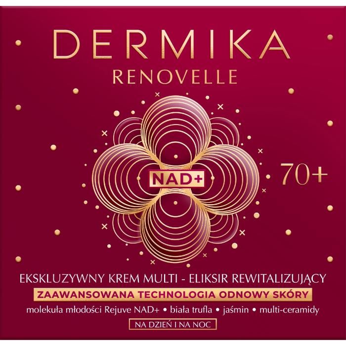 DERMIKA Renovelle Ekskluzywny krem - multi eliksir rewitalizujący 70+ na dzień i na noc 50 ml