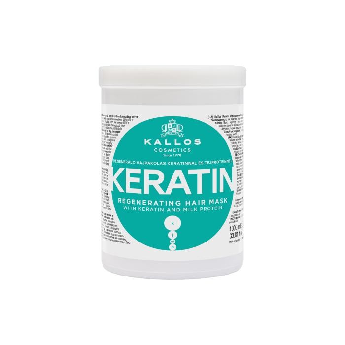 KALLOS Keratin Maska do włosów regenerująca 1000 ml