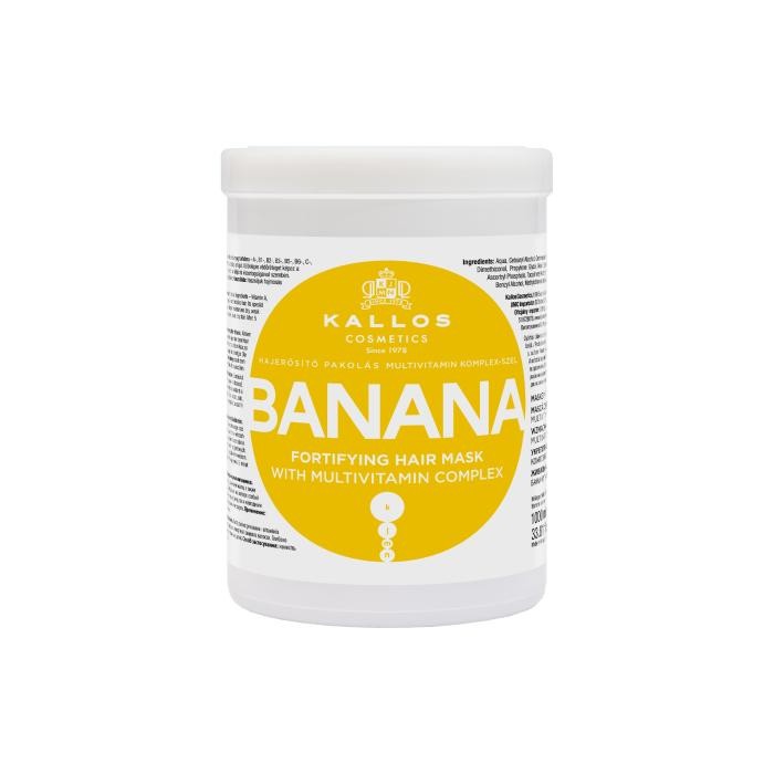 KALLOS Maska d/włosów 1000ml Banana z kom.Multiwi&amp;