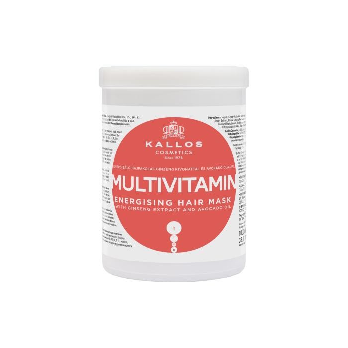 KALLOS Maska d/włosów 1000ml Multivitamin wzmac.&amp;