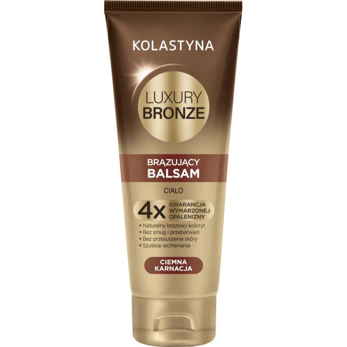 KOLASTYNA Luxury Bronze Balsam brązujący do ciała - ciemna karnacja 200 ml