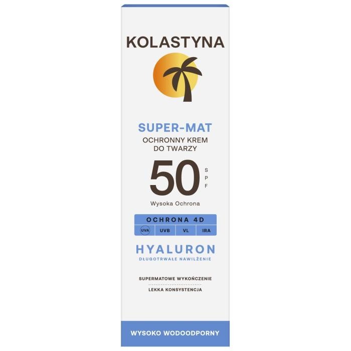 KOLASTYNA Krem do twarzy Super-Mat SPF 50, 50 ml