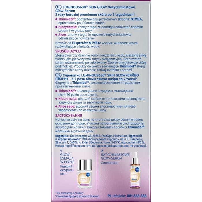 NIVEA Luminous Even Glow Serum 15 ml