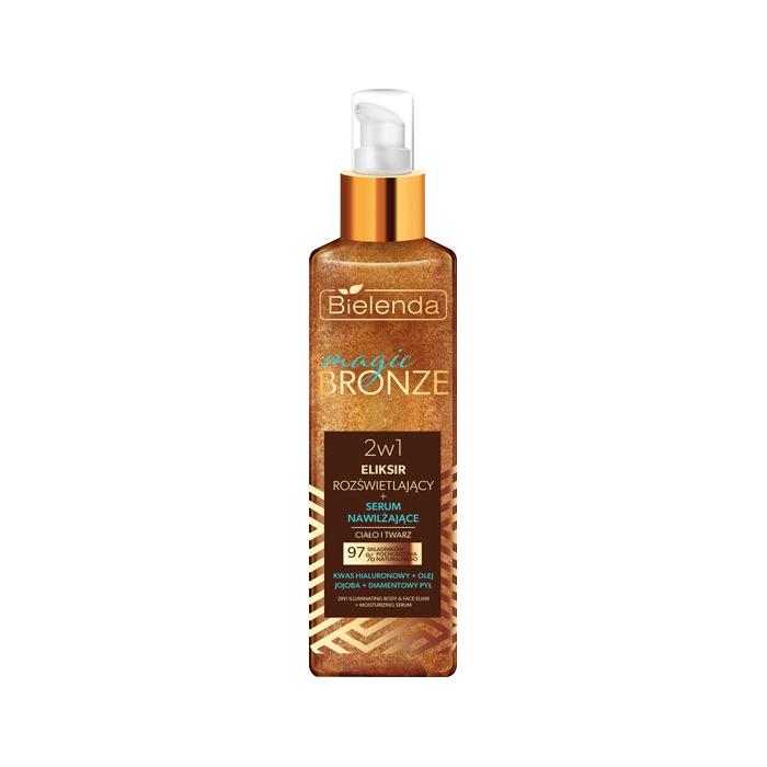BIELENDA Magic Bronze Eliksir rozświetlający + Serum nawilżające 2w1 do twarzy i ciała 150 ml