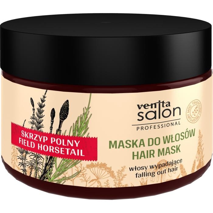 VENITA Salon Maska ze skrzypem polnym do włosów wypadających 500 ml