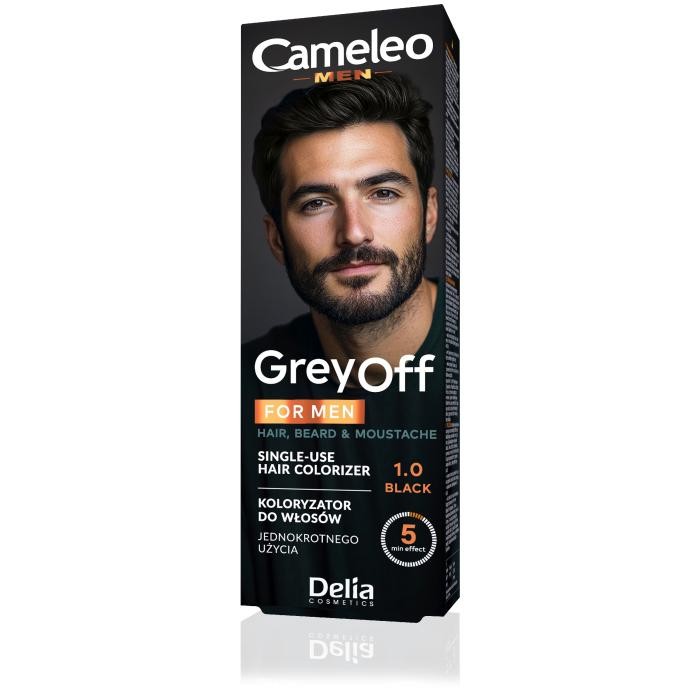 DELIA Cameleo Men Krem koloryzujący do włosów 1.0 Black 2x15ml