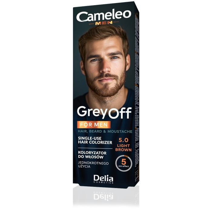 DELIA Cameleo Men Krem koloryzujący do włosów 5.0 Light Brown 2x15ml