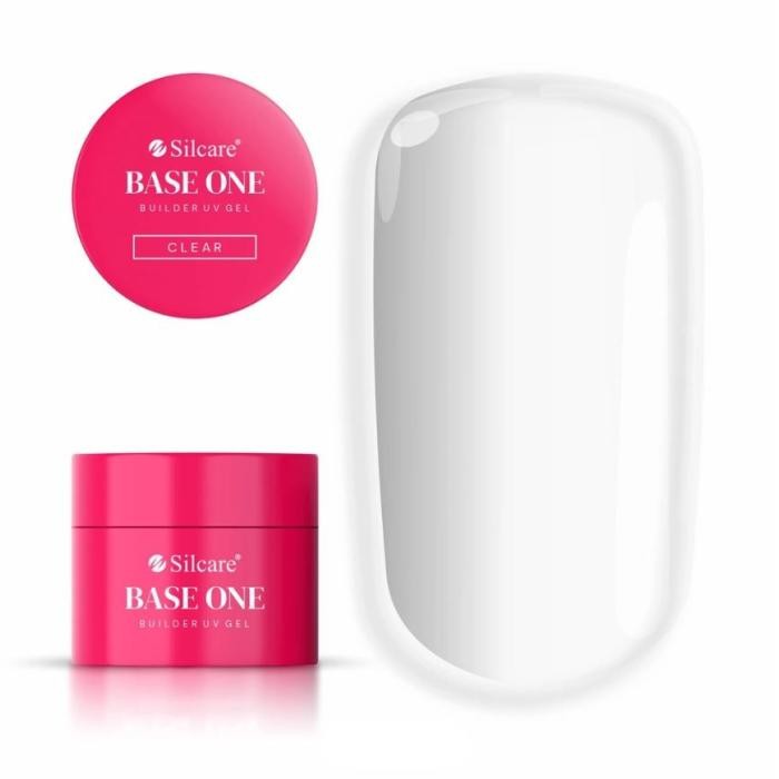SILCARE Base One Gel Żel budujący do paznokci - Clear 50 g