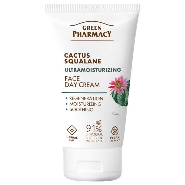 GREEN PHARMACY Kaktus + Skwalan Ultranawilżający Krem na dzień 50 ml