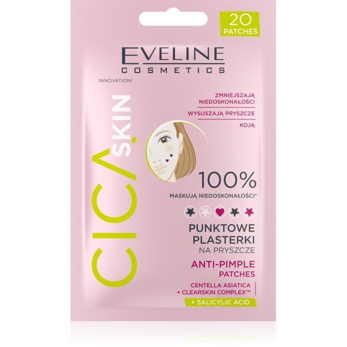 EVELINE CICA SKIN Punktowe plasterki na pryszcze 20 szt.