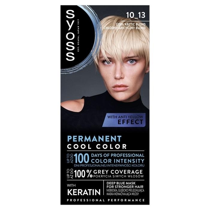 SYOSS Permanent Cool Color Farba do włosów 10_13 Arktyczny Blond