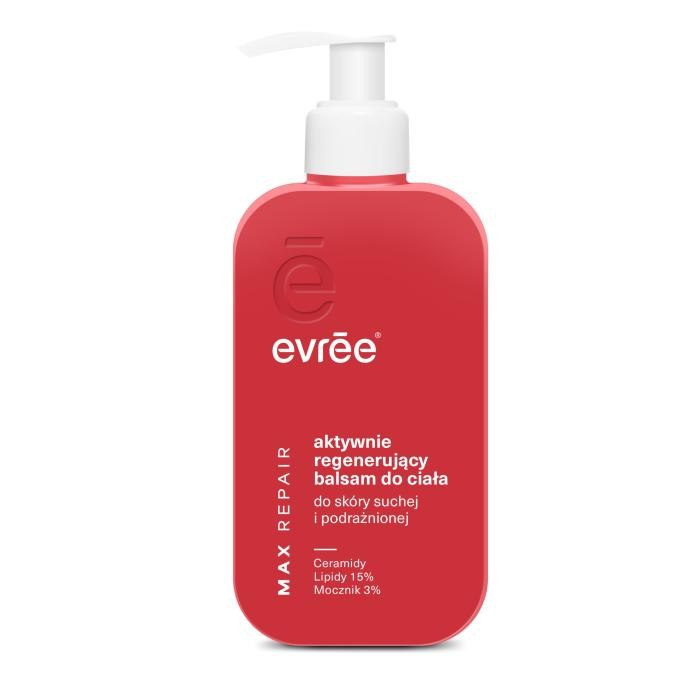 EVREE Max Repair Aktywnie regenerujący balsam do ciała do skóry suchej i podrażnionej 300 ml