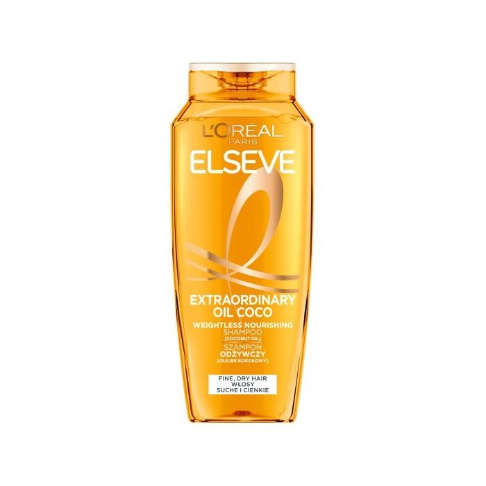 LOREAL ELSEVE Magiczna Moc Olejków Lekki szampon odżywczy do włosów normalnych lub suchych Kokos 400 ml