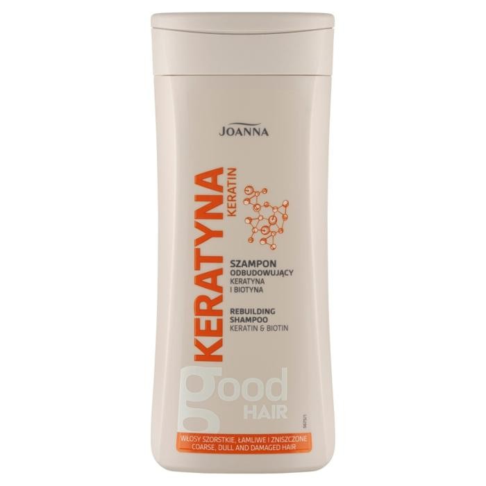 JOANNA Keratyna Szampon odbudowujący do włosów zniszczonych z keratyną 200 ml