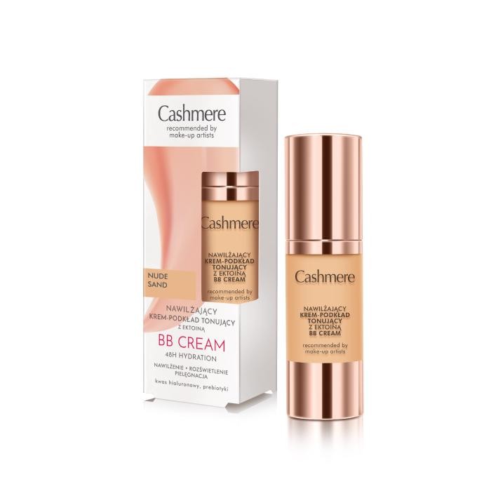 CASHMERE BB Nawilżający krem - podkład tonujący z ektoiną Nude Sand 30 ml